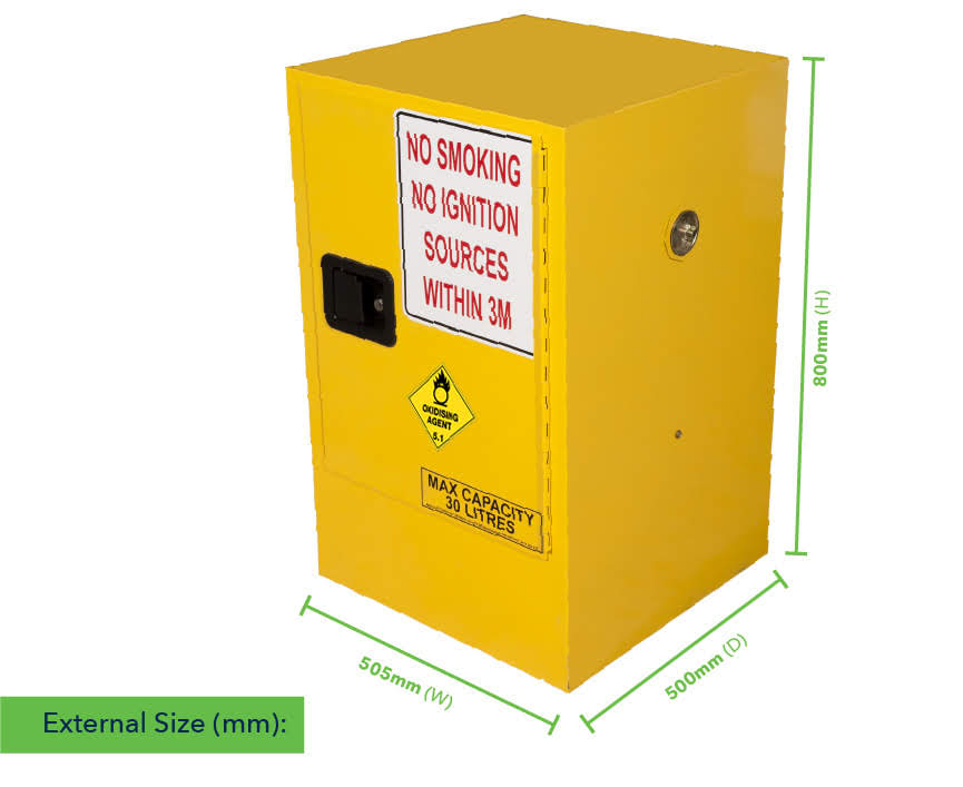 Oxidising Agent Storage Cabinet - 30L