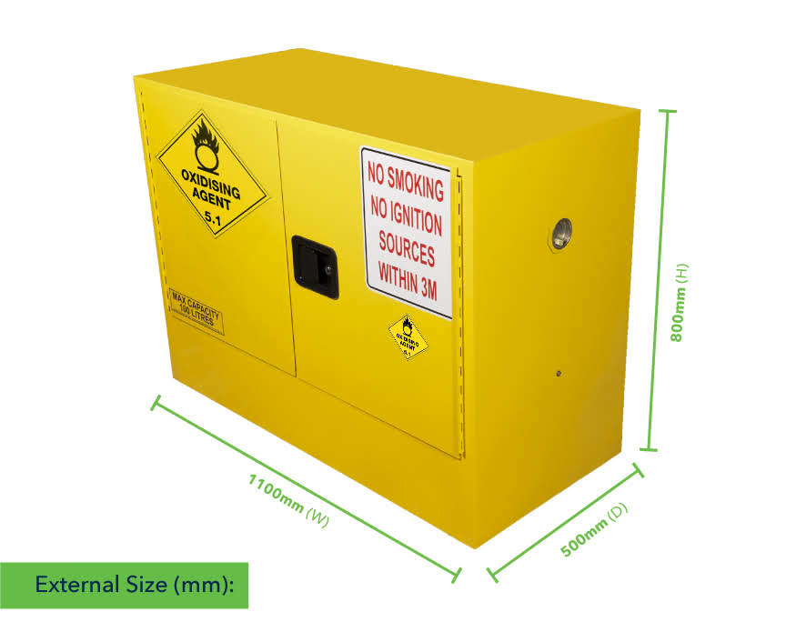 Oxidising Agent Storage Cabinet - 100L