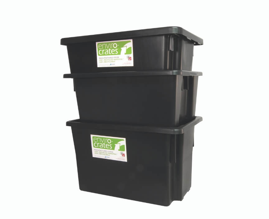 Stack & Nest Containers - Recycled Plastic