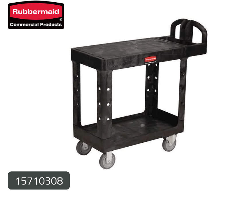 Rubbermaid® Black Heavy Duty Cart