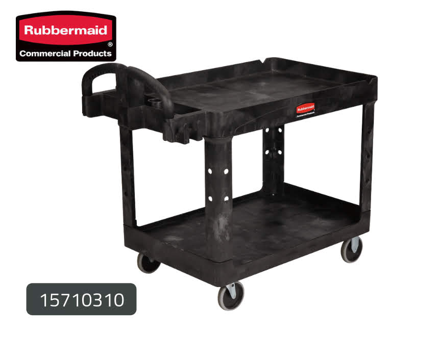 Rubbermaid® Black Heavy Duty Cart