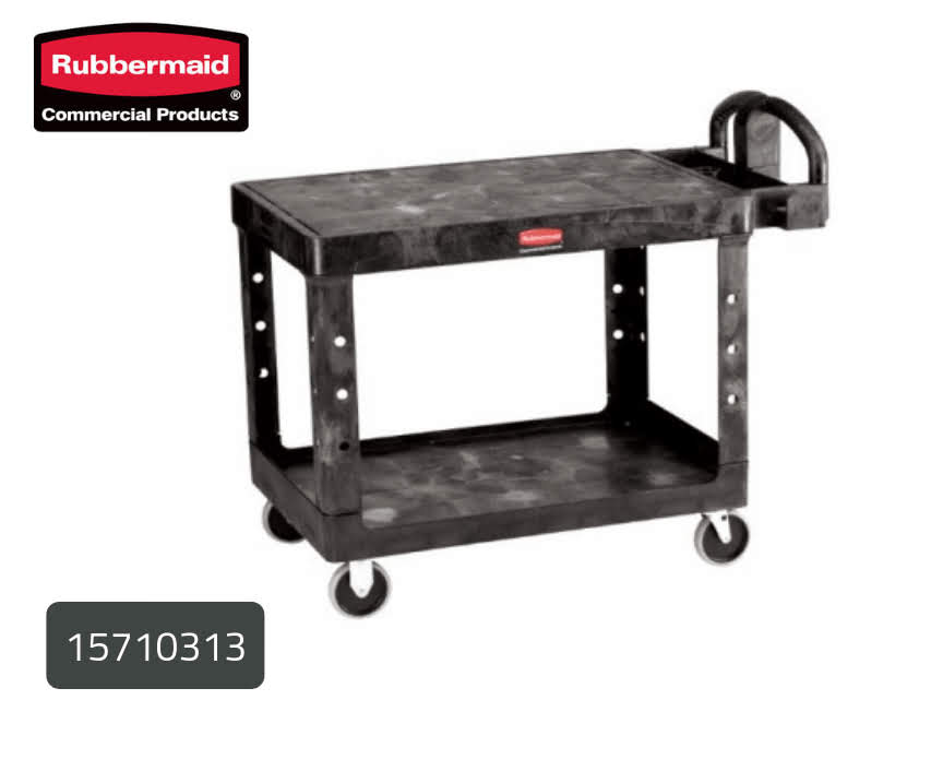 Rubbermaid® Black Heavy Duty Cart