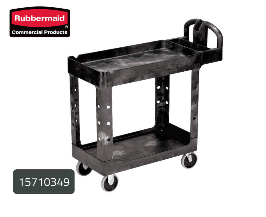 Rubbermaid® Black Heavy Duty Cart