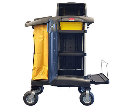 Custom Hi-Security Janitor's Trolley with Pneumatic Wheels