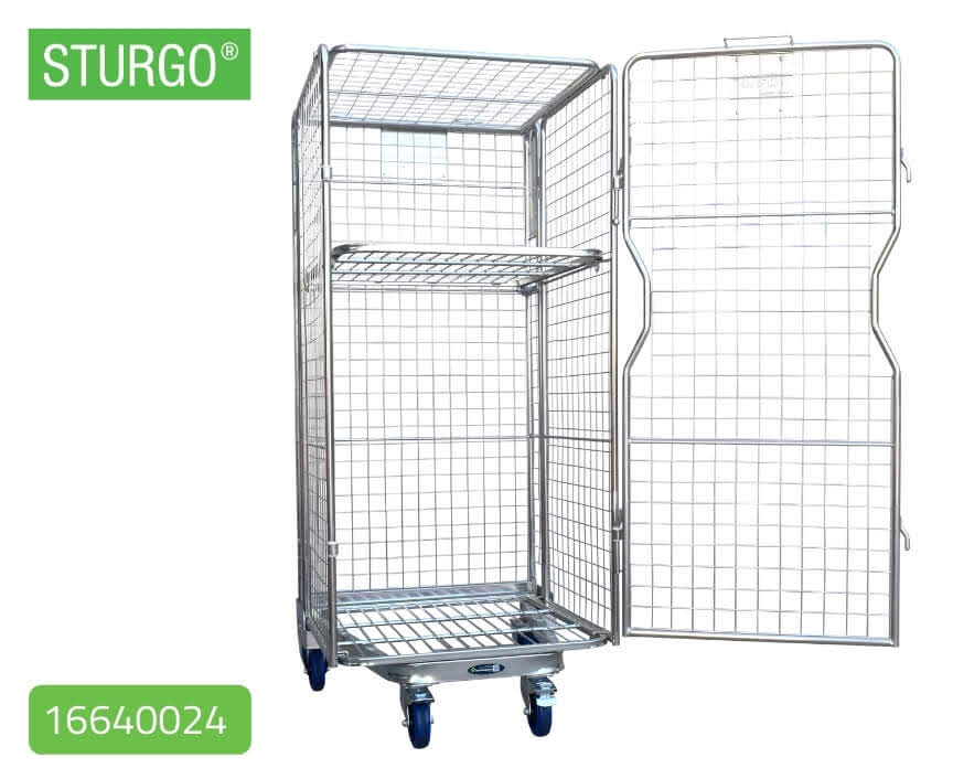STURGO® Nestable Roll Cage Trolley
