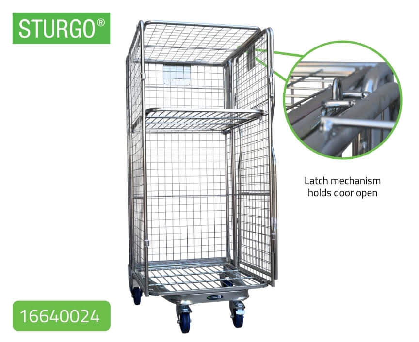 STURGO® Nestable Roll Cage Trolley