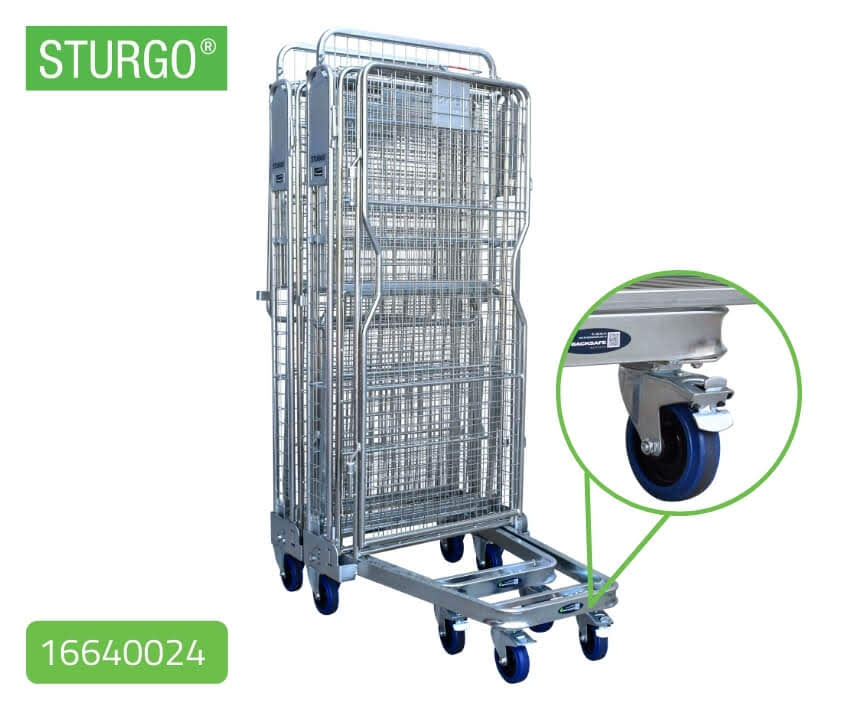 STURGO® Nestable Roll Cage Trolley