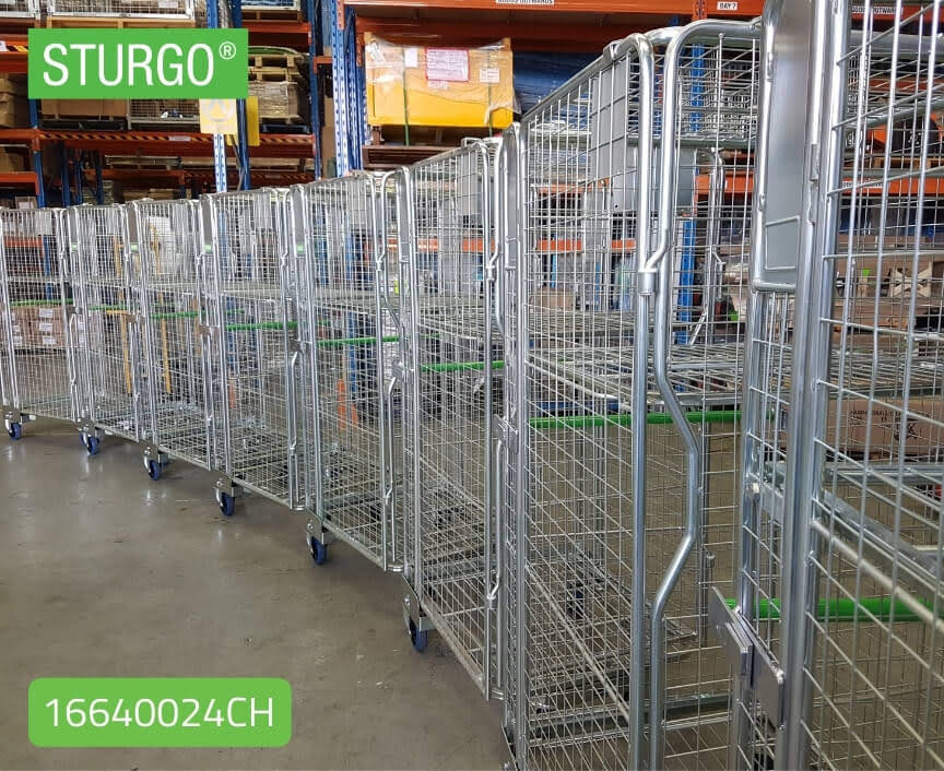 Custom Nestable Roll Cage Trolley