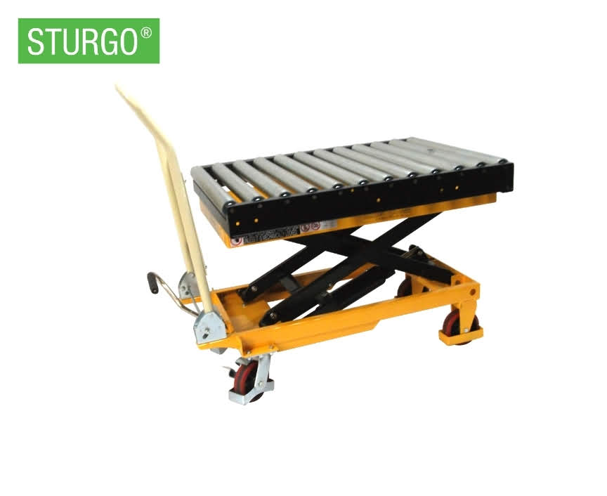 Custom Scissor Lift with Roller Platform