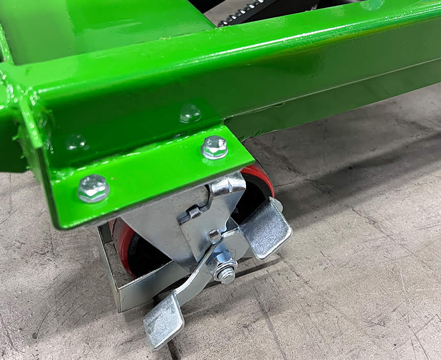 Scissor Lift Trolley with Roller Top