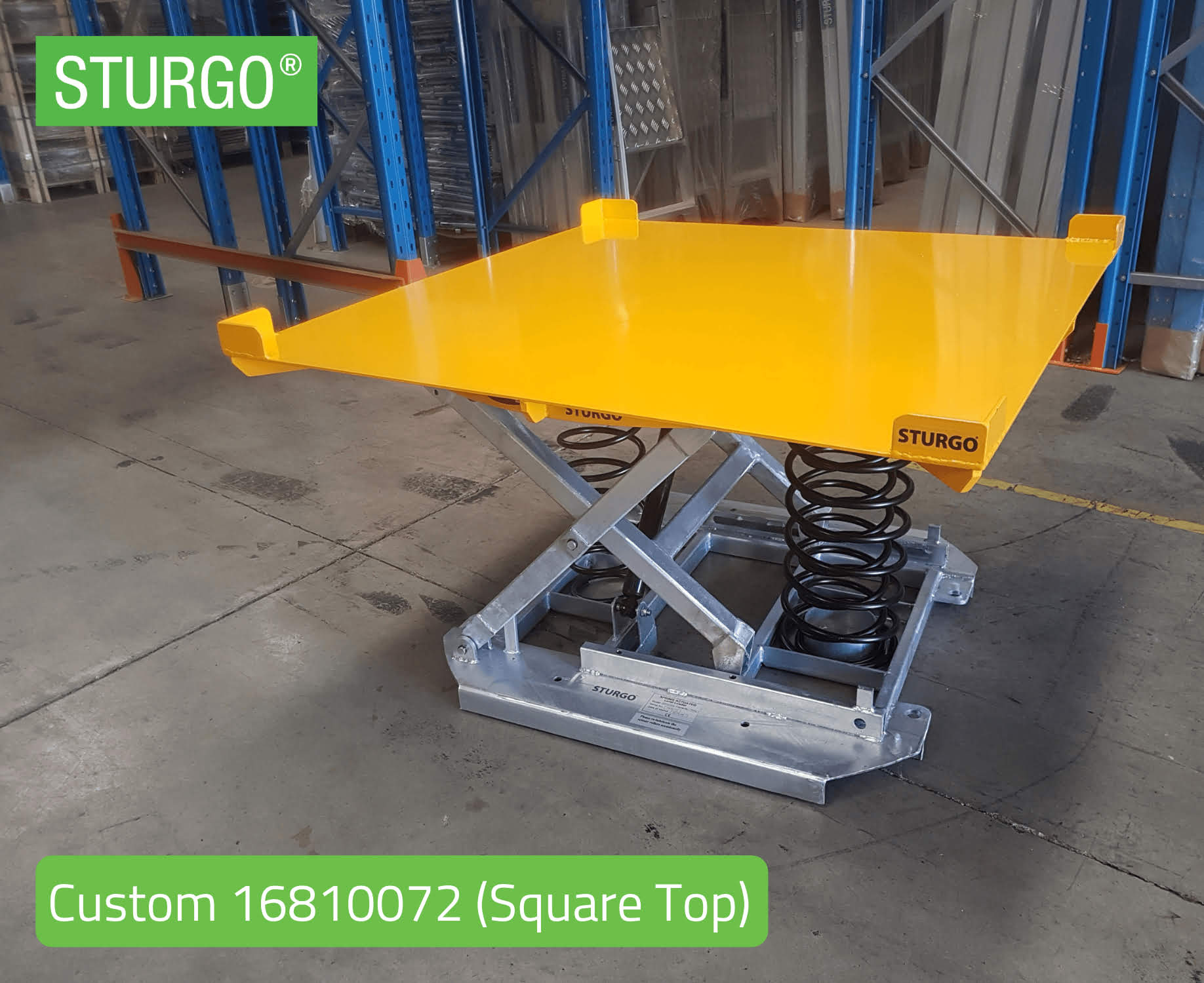 STURGO® Spring Loaded Pallet Positioner