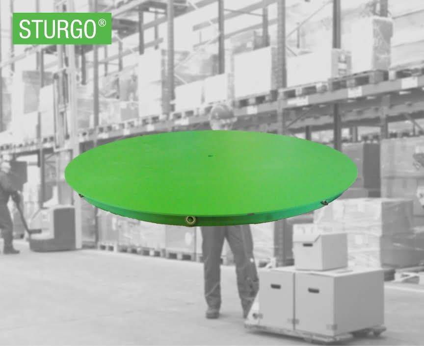 STURGO® Pallet Rotator Enclosed Turntable