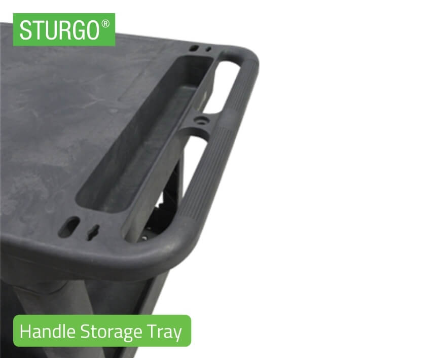 STURGO® Heavy Duty Utility Cart - Flat Shelf