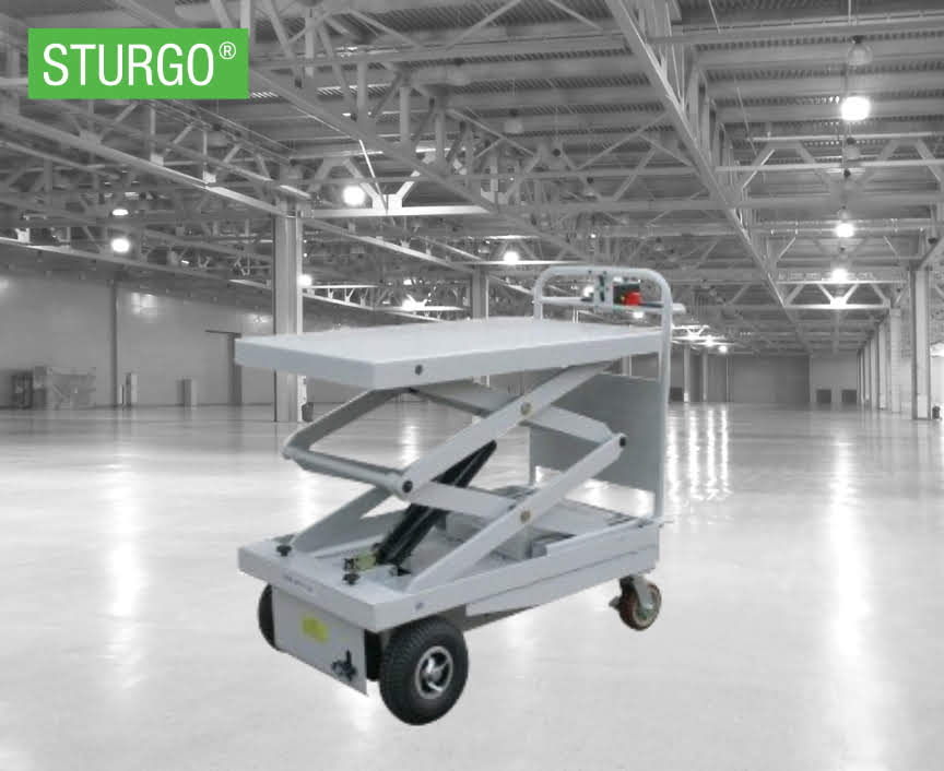 STURGO® Electric Powered Scissor Lift Trolley
