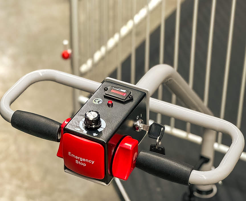 Large Electric Platform Trolley
