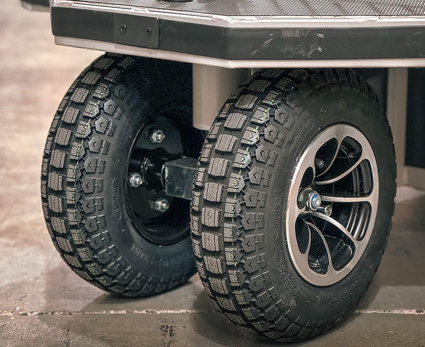 Large Electric Platform Trolley