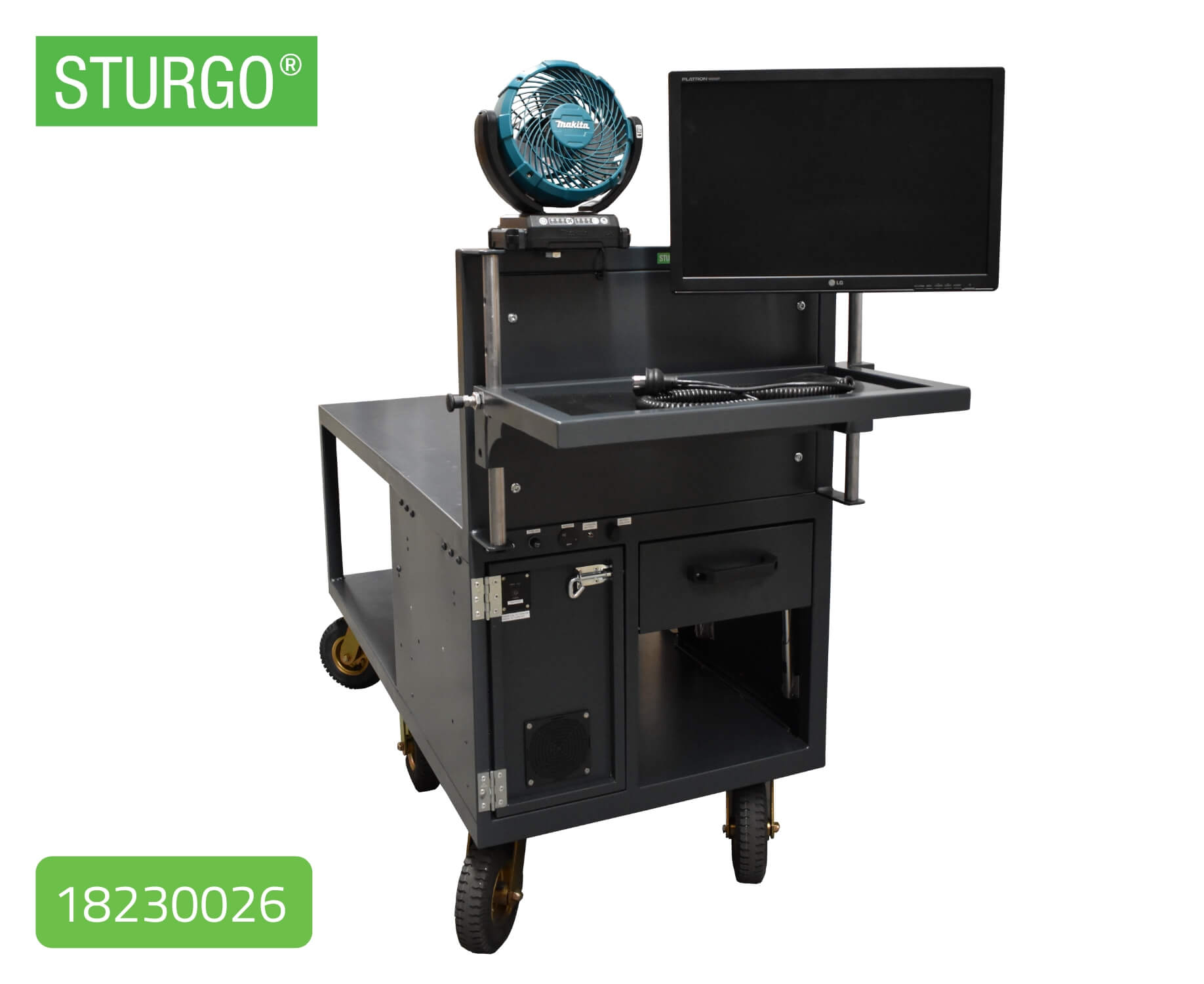 Custom STURGO® Workstation Picking Trolley