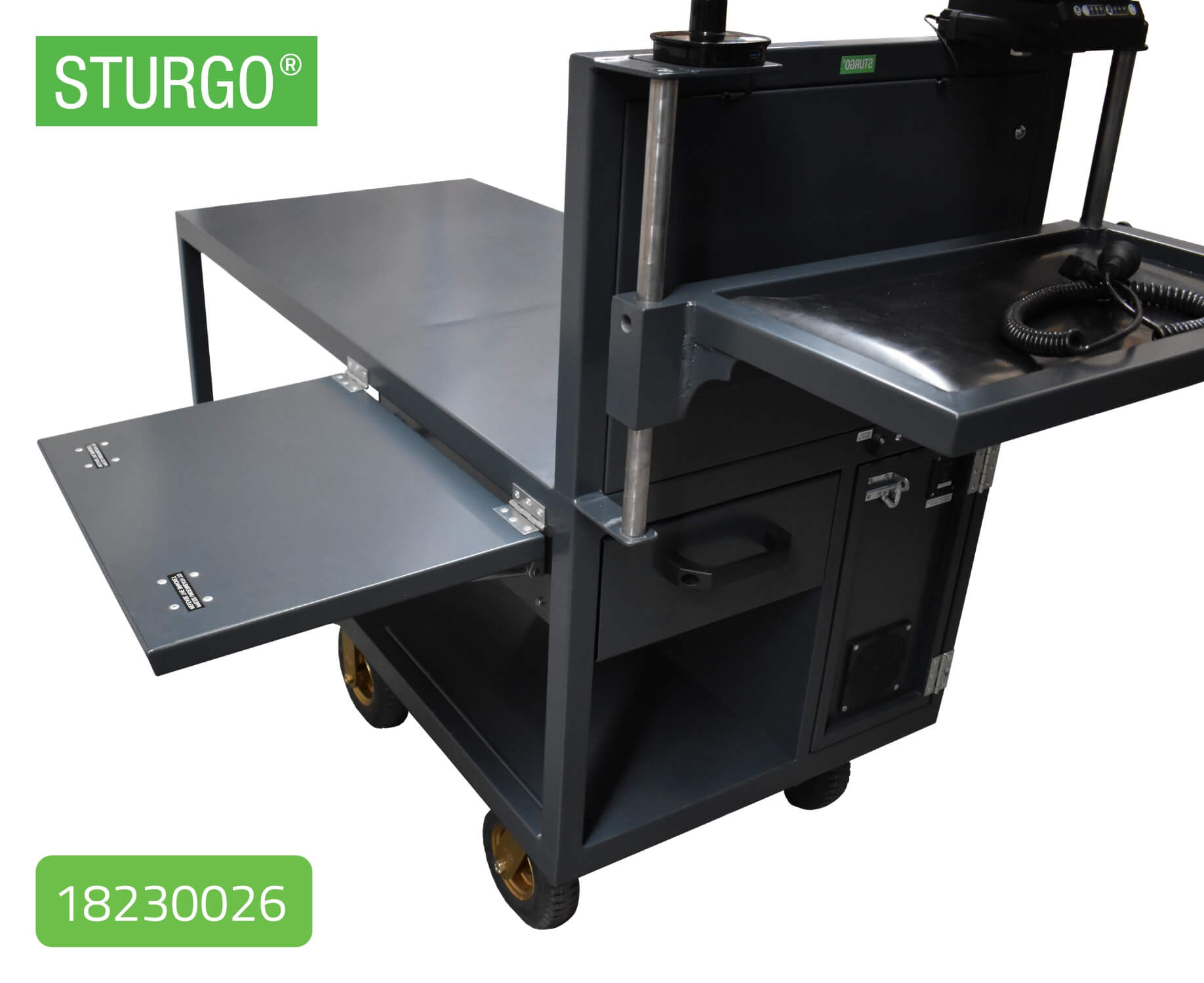 Custom STURGO® Workstation Picking Trolley