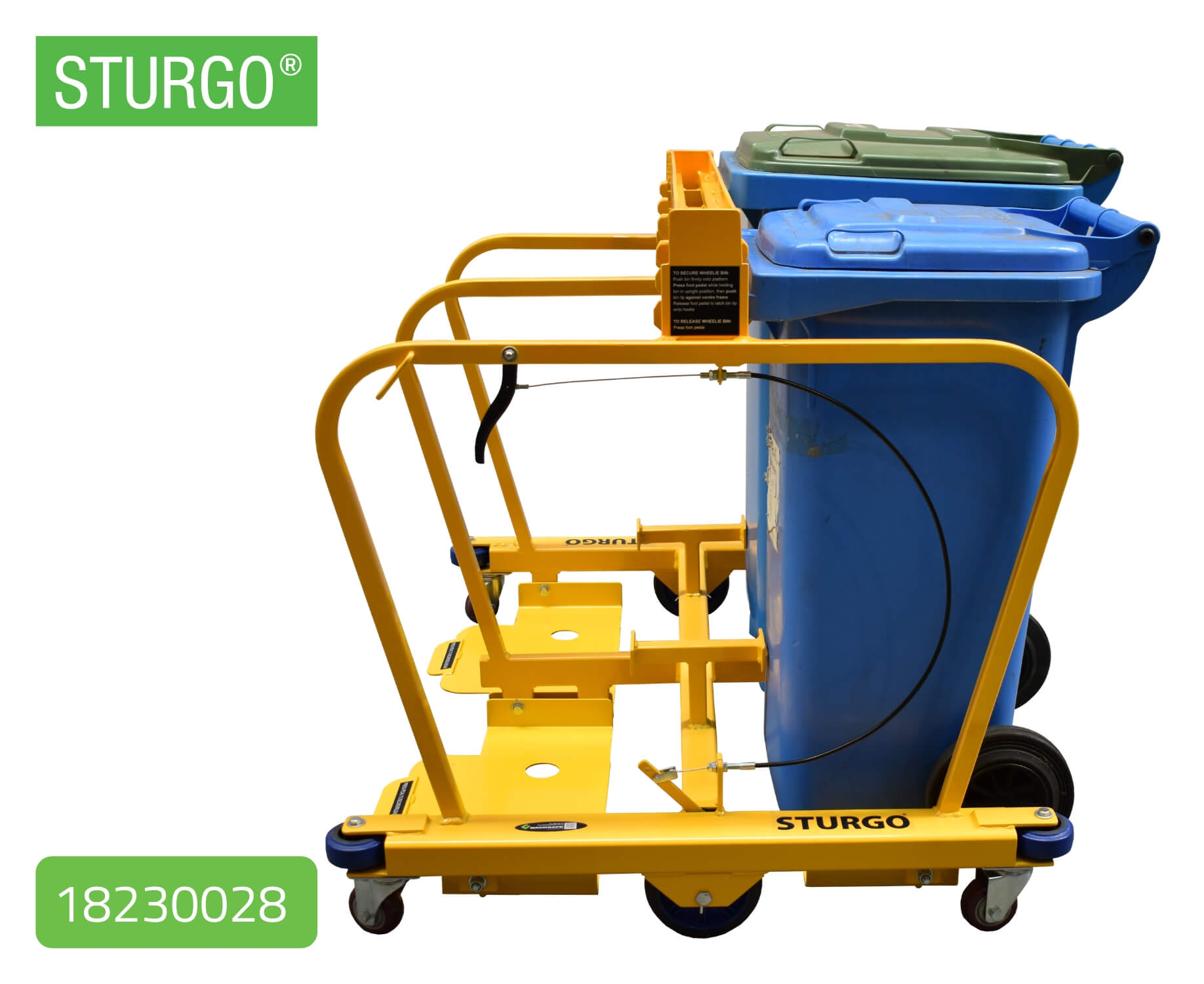 Custom STURGO® Wheelie Bin Trolley 14080