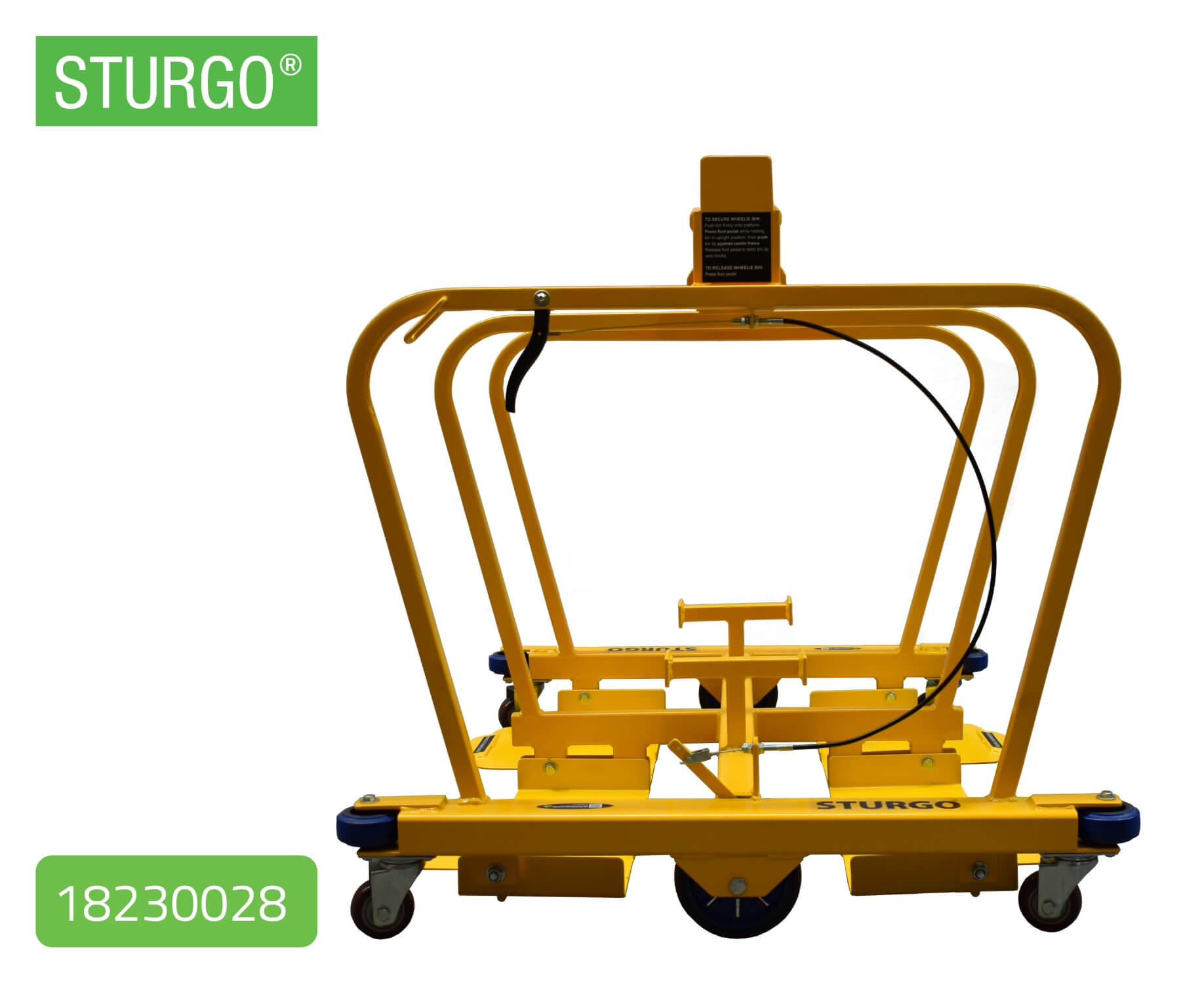 Custom STURGO® Wheelie Bin Trolley 14080