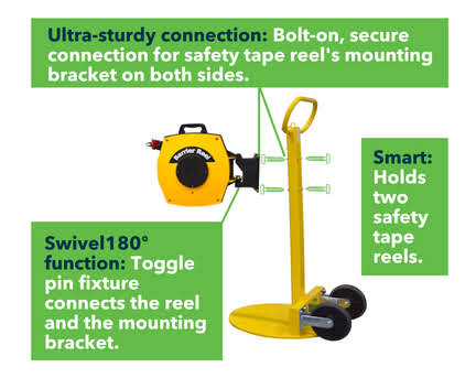 Retractable Safety Tape Reel