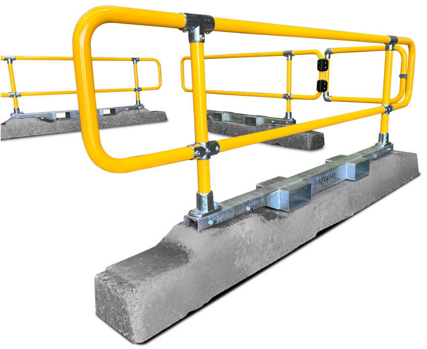 Portable Concrete Base Safety Barriers