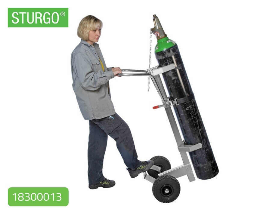 Ergonomic Gas Bottle Trolley