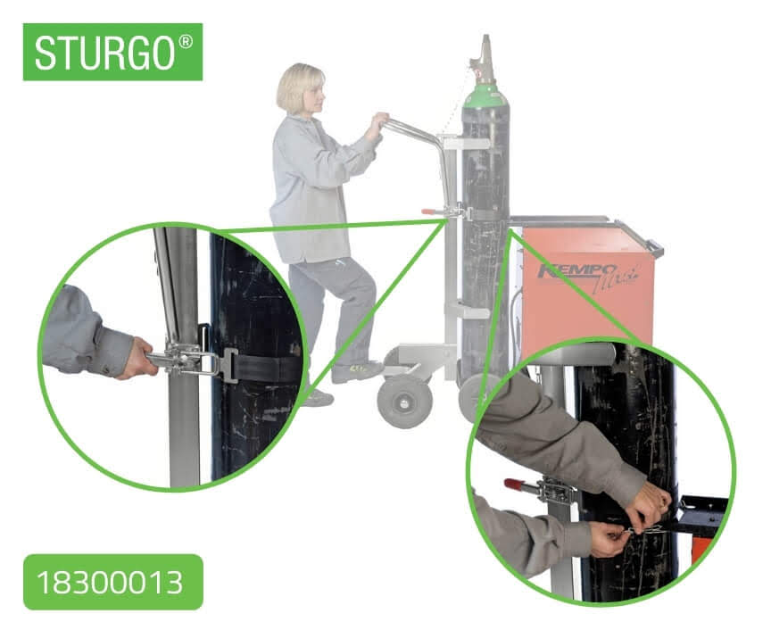 Ergonomic Gas Bottle Trolley