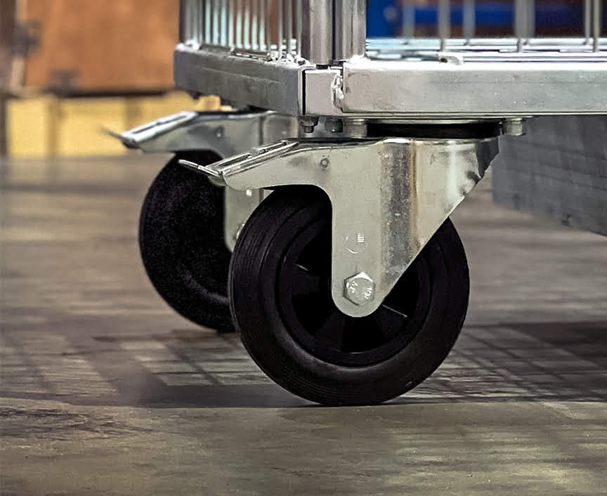 Security Double Roll Cage Trolley