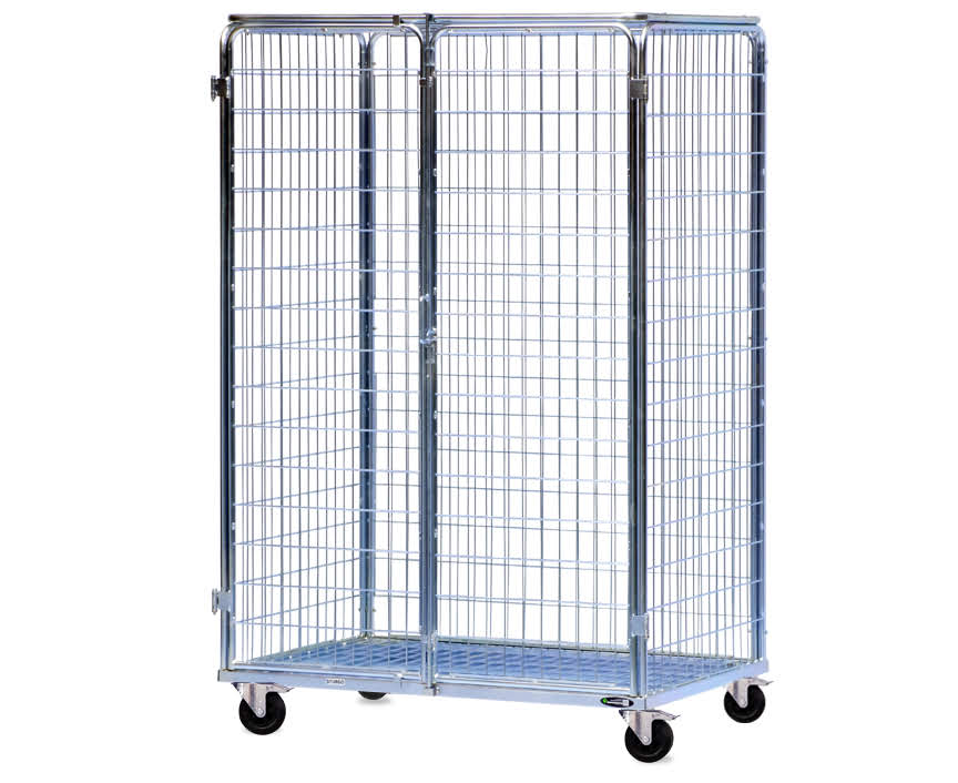 Security Double Roll Cage Trolley