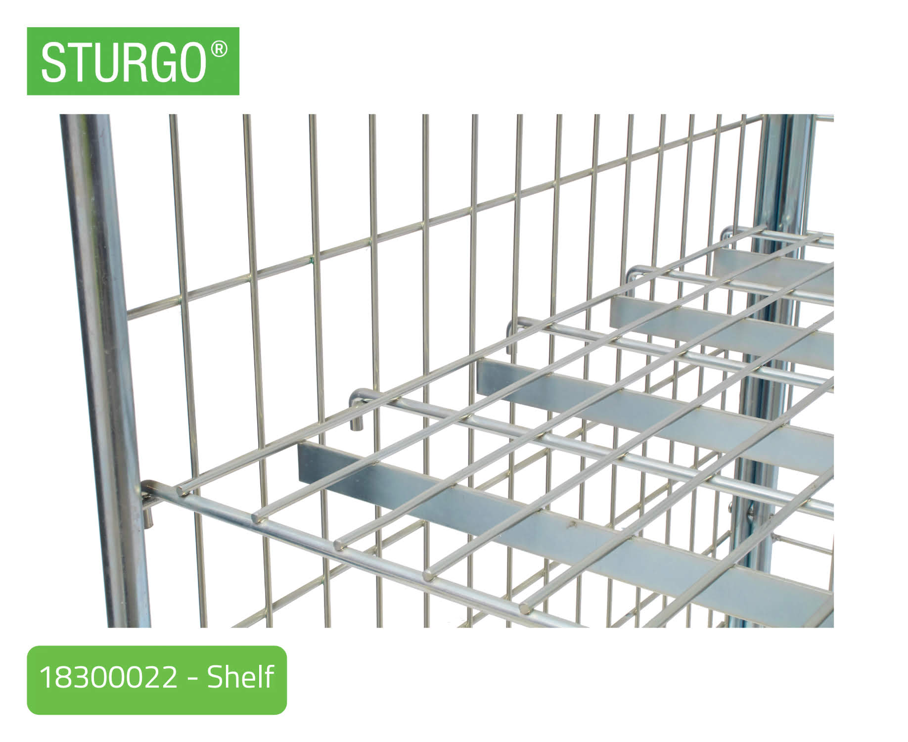 STURGO® Security Double Roll Cage Trolley