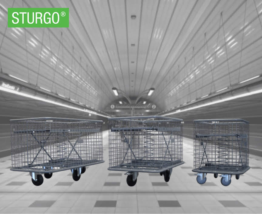 STURGO® Spring-Base Mesh Trolley