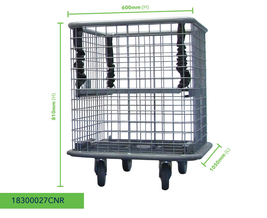 Spring-Base Mesh Trolley