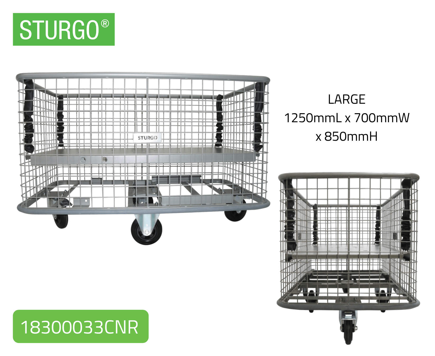 Spring-Base Mesh Trolley