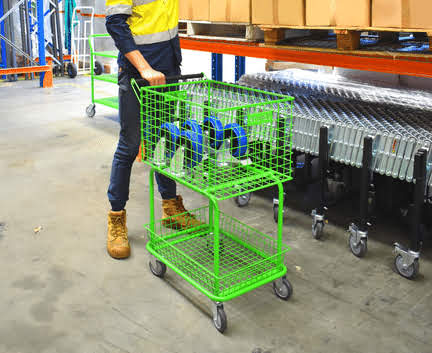 STURGO® Wire Basket Trolley
