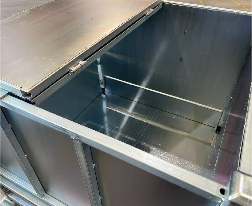 Solid Sided Logistic Storage Box