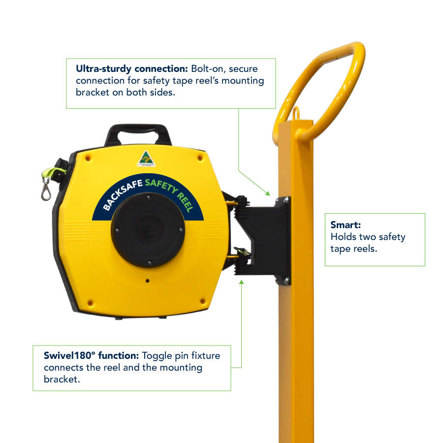 Retractable Safety Tape Reel