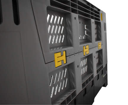 Collapsible Plastic Pallet Bins