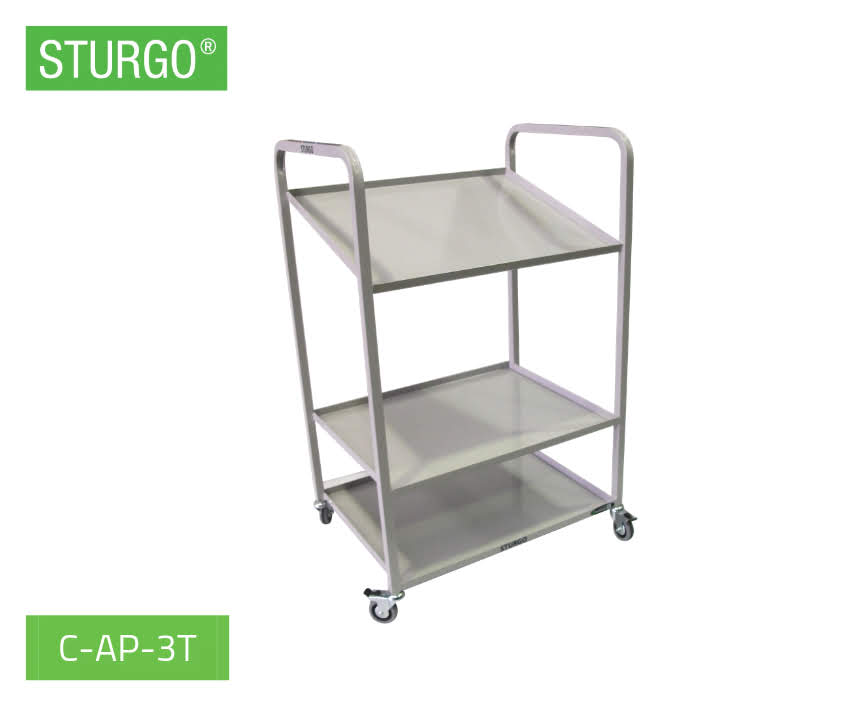 Custom STURGO® Angled Tray Trolley