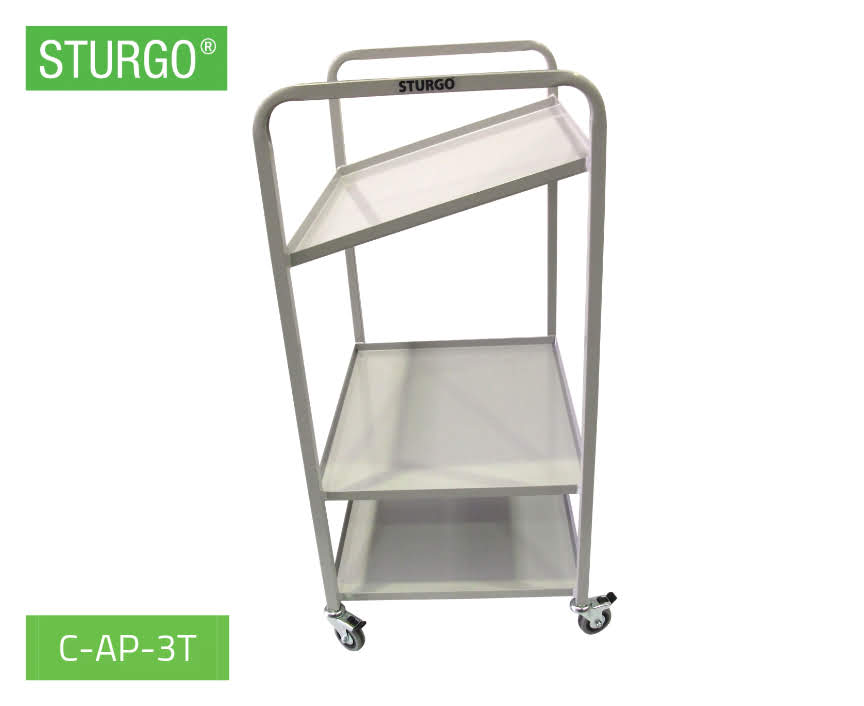 Custom Angled Tray Trolley