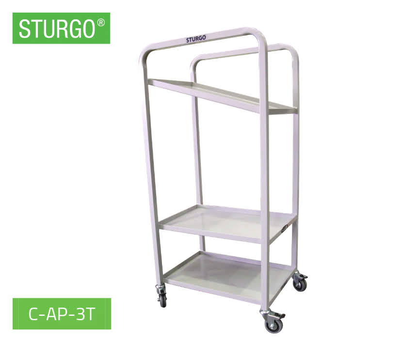 Custom Angled Tray Trolley