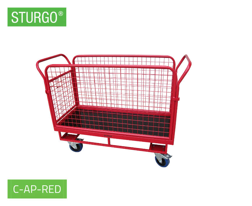 Custom Mesh Flatbed Trolley