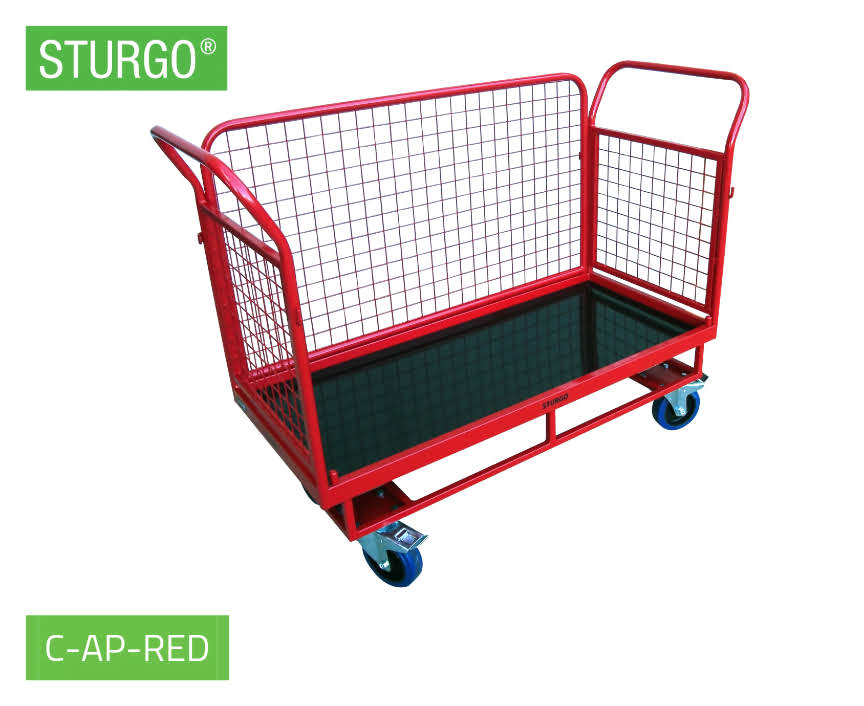 Custom Mesh Flatbed Trolley