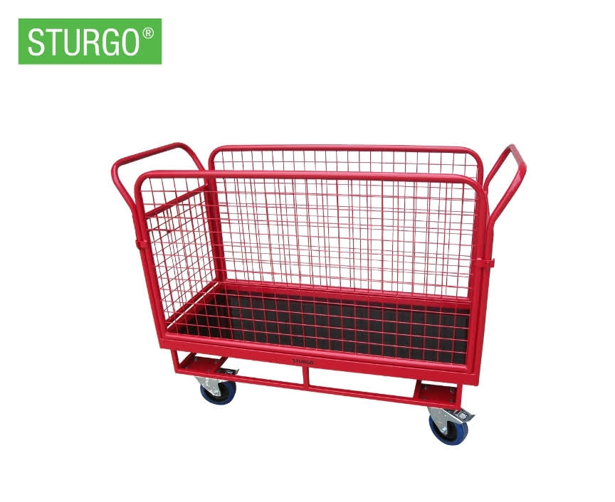 Custom STURGO® Mesh Flatbed Trolley