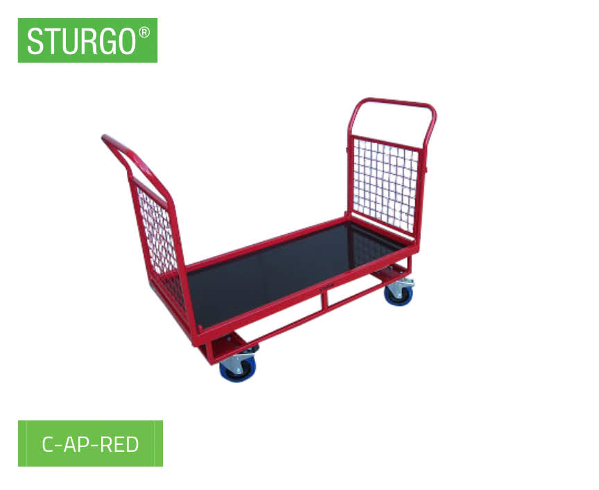 Custom Mesh Flatbed Trolley