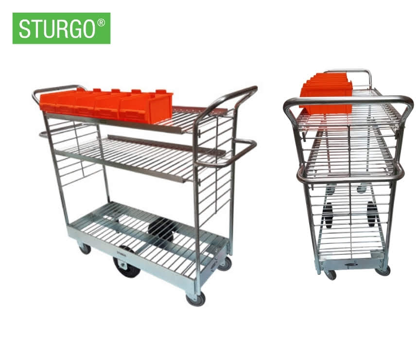 Custom STURGO® Flatbed Wire Trolleys