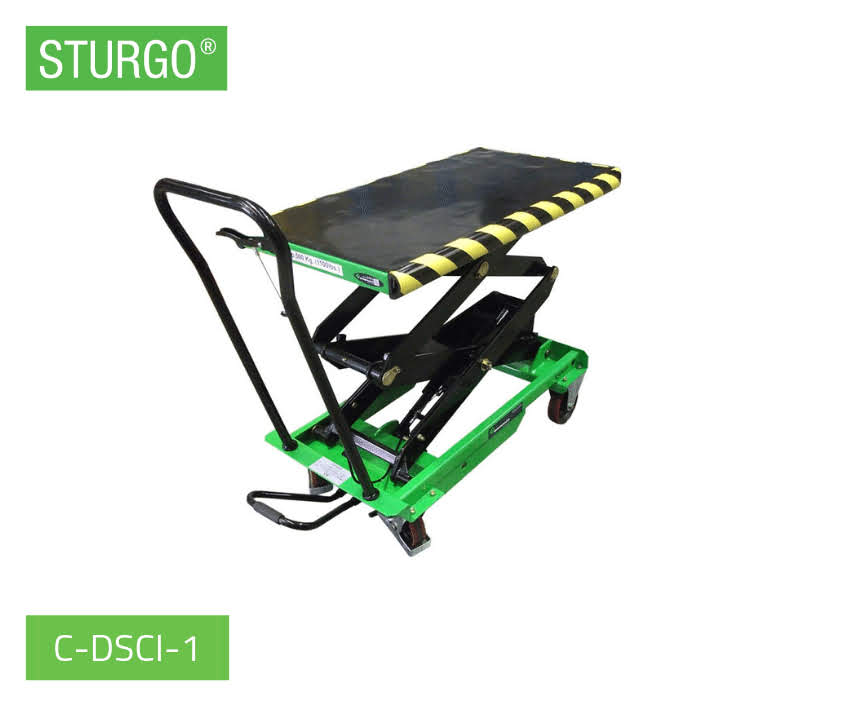 Custom STURGO® Double Scissor Lift Trolley