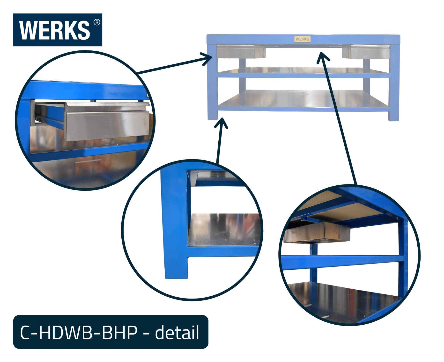 Custom WERKS® Heavy Duty Workbench