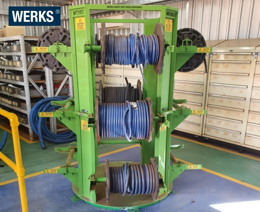 WERKS® The Octopus: Hose Storage Rack