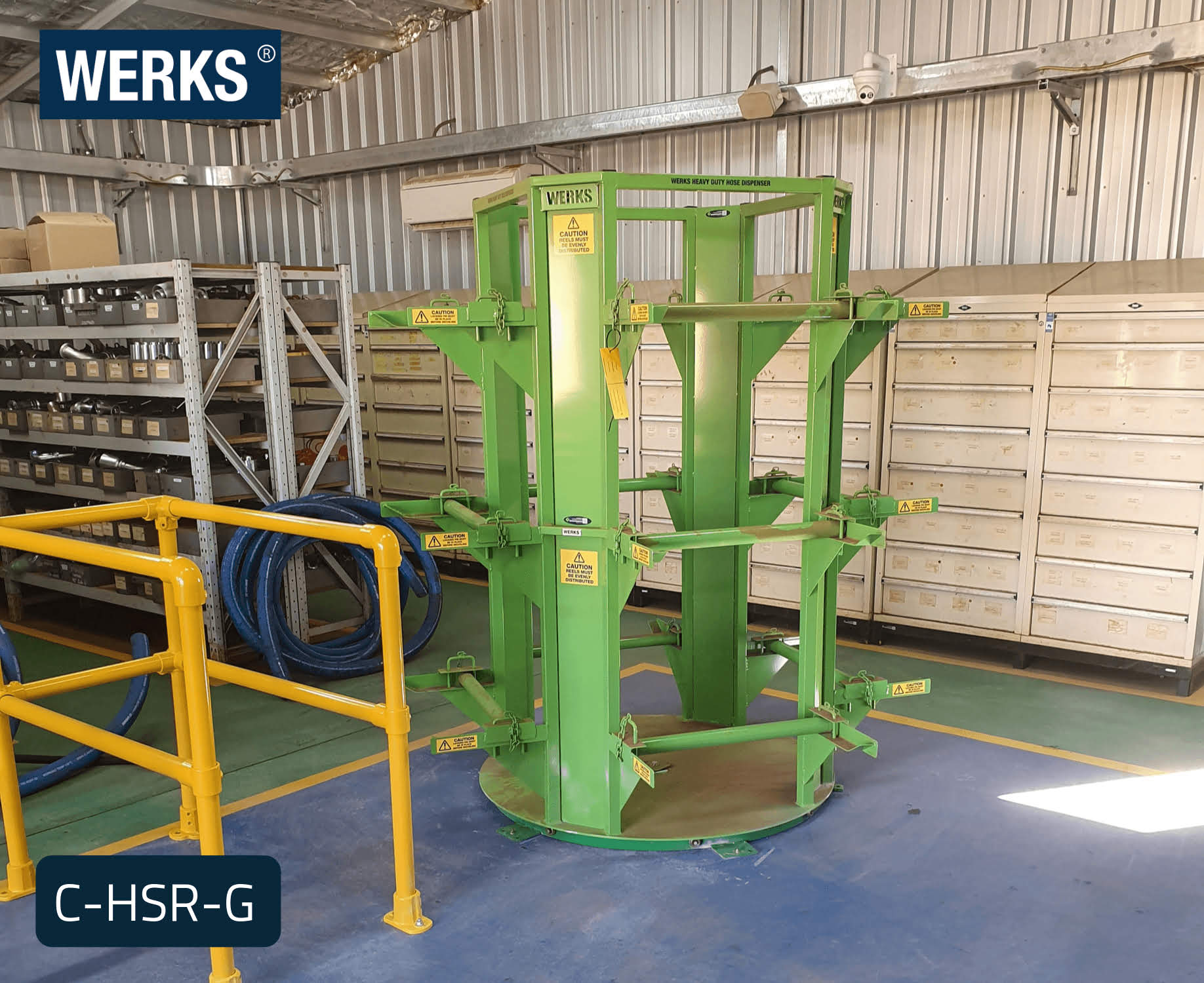 Buy A WERKS® The Octopus Hose Storage Rack Materials Handling